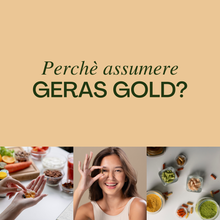 Carica l&#39;immagine nel visualizzatore di Gallery, Geras Gold® Integratore nutraceutico costituito da  componenti che hanno dimostrato di contribuire a contrastare  i disturbi della menopausa