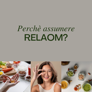 Relaom® Integratore nutraceutico costituito da componenti che hanno dimostrato di favorire il normale tono dell’umore, il rilassamento e il sonno in caso di stress