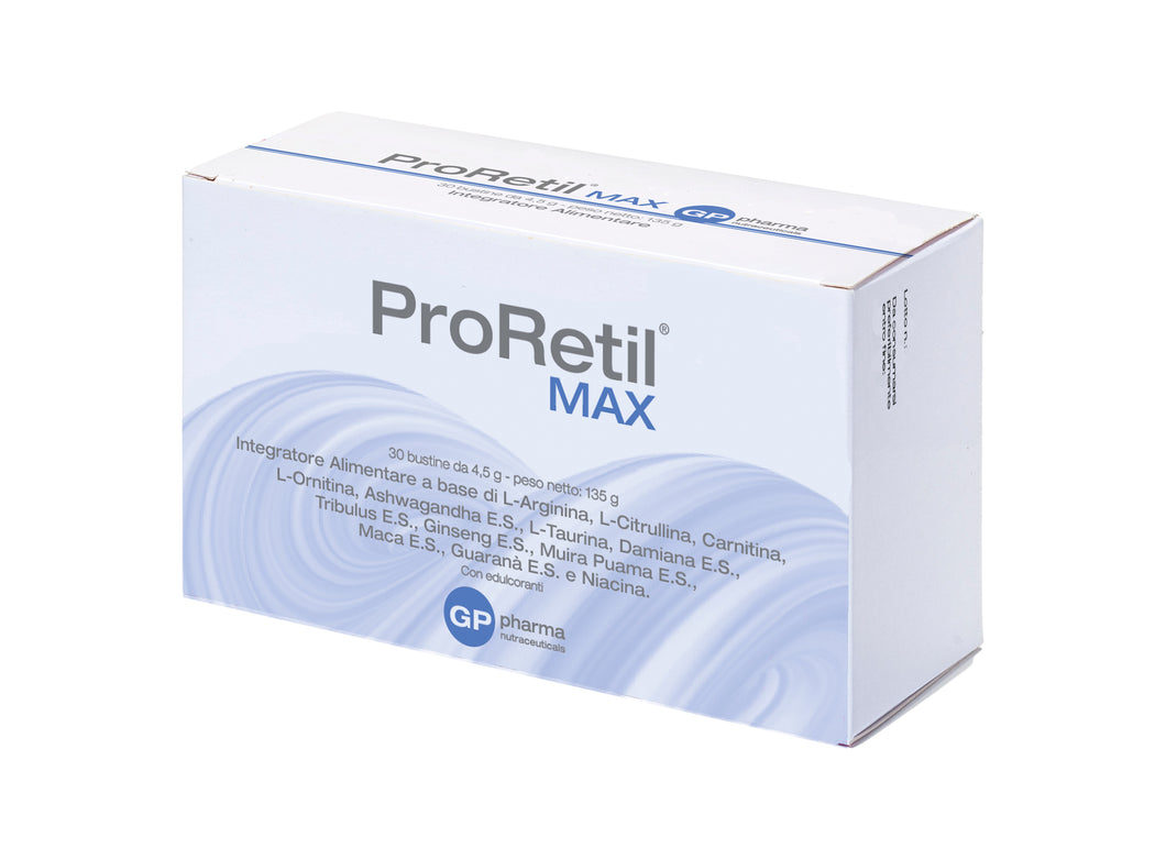 ProRetil® Max Integratore nutraceutico per il trattamento della disfunzione erettile